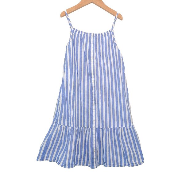 Vineyard Vines Other - Vineyard Vines Girls Striped Cotton-Linen Dress – Size M (10-12)
